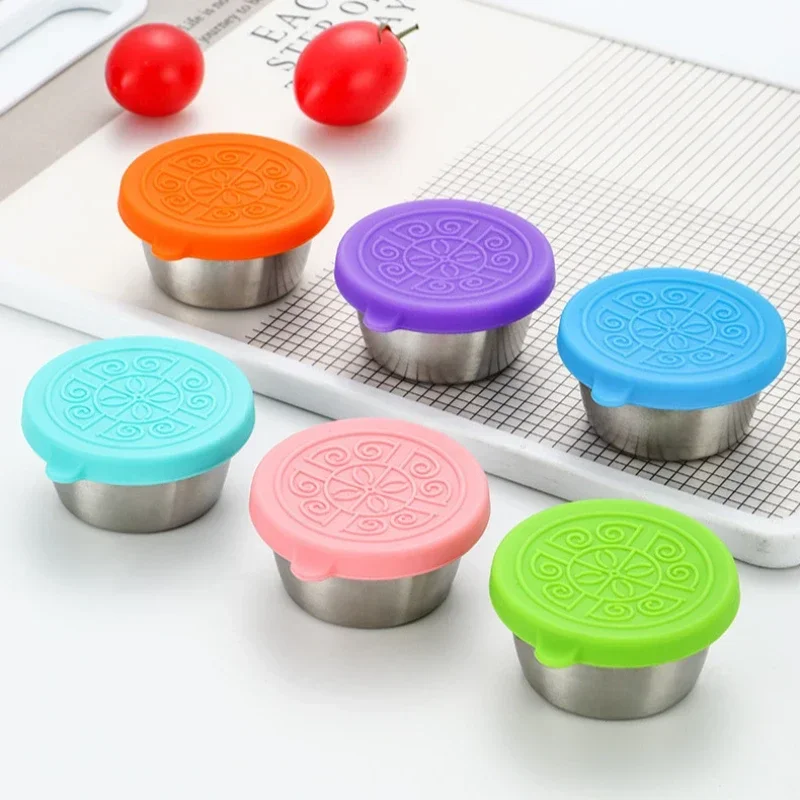 6개 세트 304 스테인리스 스틸 소스컵 식품 용기 재 - Sauce Dipping Cup 리뷰 및 가격