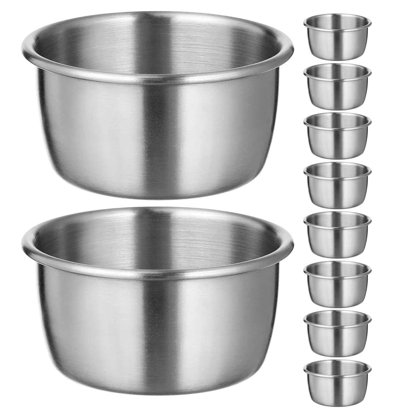 10개입 스테인리스 스틸 소스 컵, 재사용 가능한 원형 - Sauce Dipping Cup 리뷰 및 가격